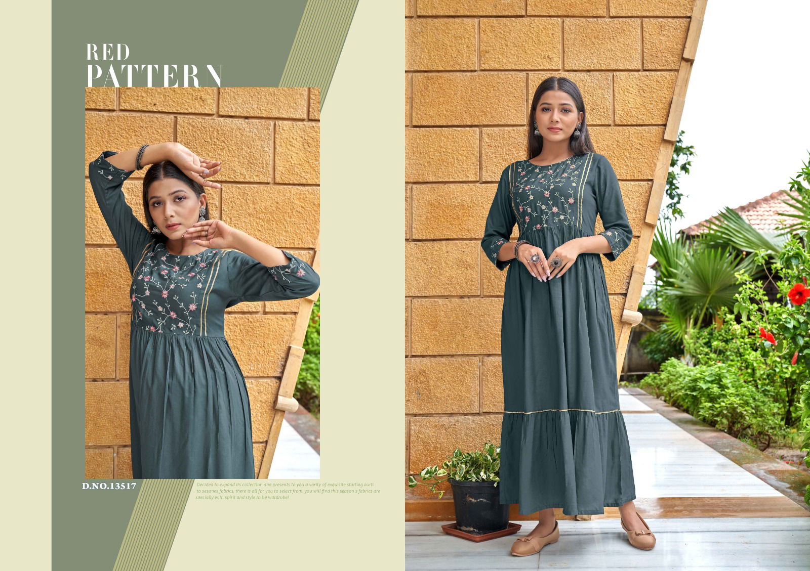 Zoya 4 By Kalaroop Gown Style Rayon Embroidered Long Kurtis Wholesale Shop In Surat 
